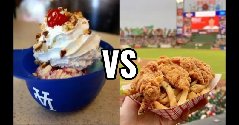 Chicken Tenders & Fries vs. Ice Cream Helmet Sundaes
