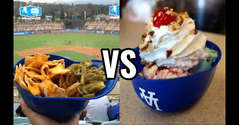 Ice Cream Helmet Sundaes vs. Nachos