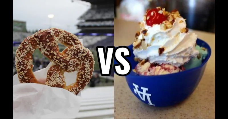 Ice Cream Helmet Sundaes vs. Soft Pretzels