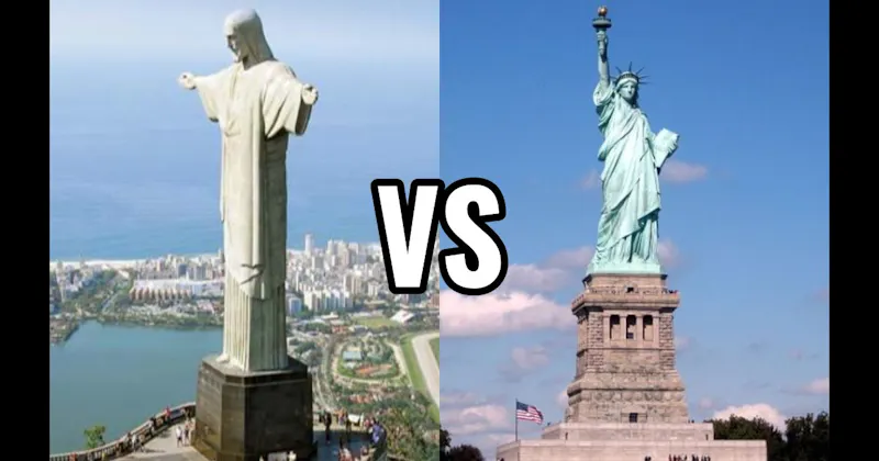 Christ the Redeemer vs. Statue of Liberty