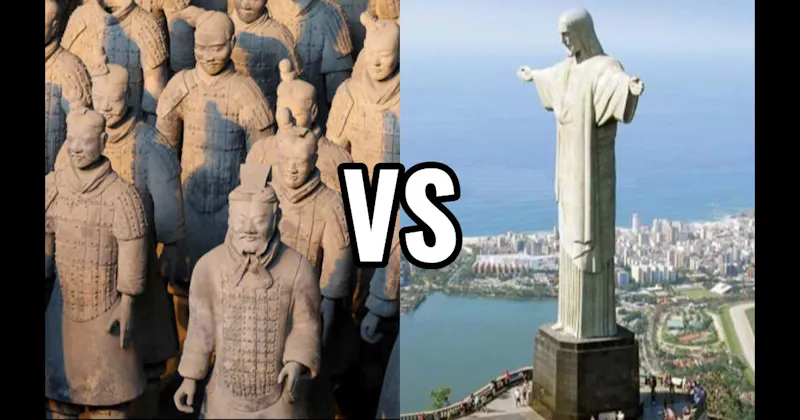 Christ the Redeemer vs. The Terracotta Army