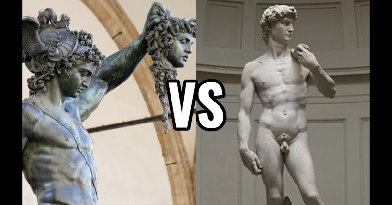 David by Michelangelo vs. Perseus with the Head of Medusa