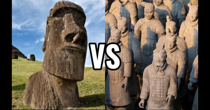 Moai of Easter Island vs. The Terracotta Army