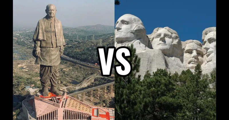 Mount Rushmore vs. Statue of Unity