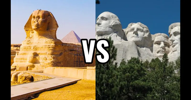 Mount Rushmore vs. The Sphinx of Giza