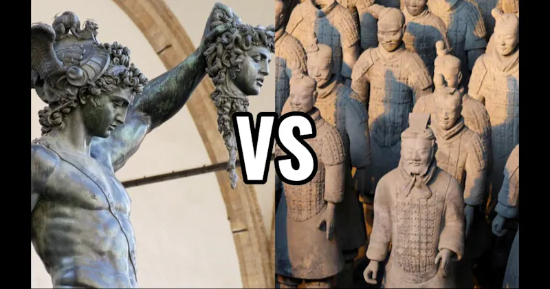 Perseus with the Head of Medusa vs. The Terracotta Army