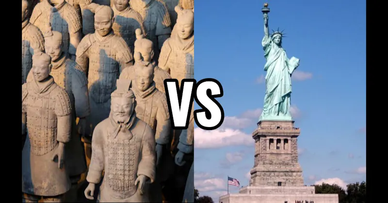Statue of Liberty vs. The Terracotta Army