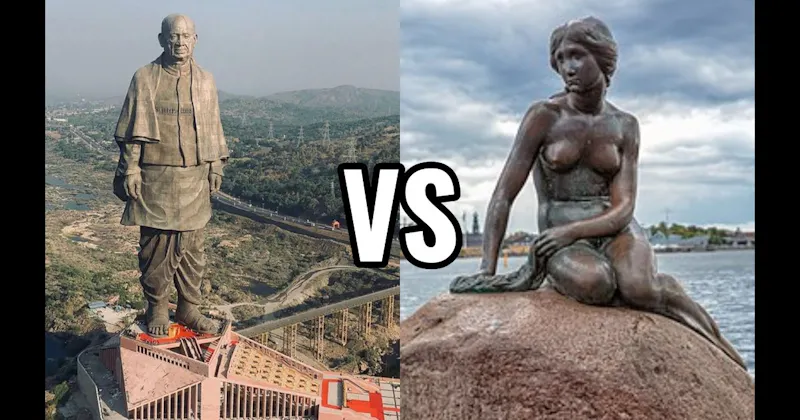 Statue of Unity vs. The Little Mermaid