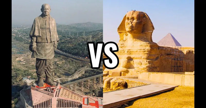 Statue of Unity vs. The Sphinx of Giza