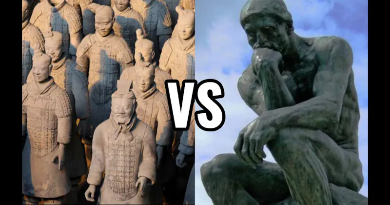 The Terracotta Army vs. The Thinker