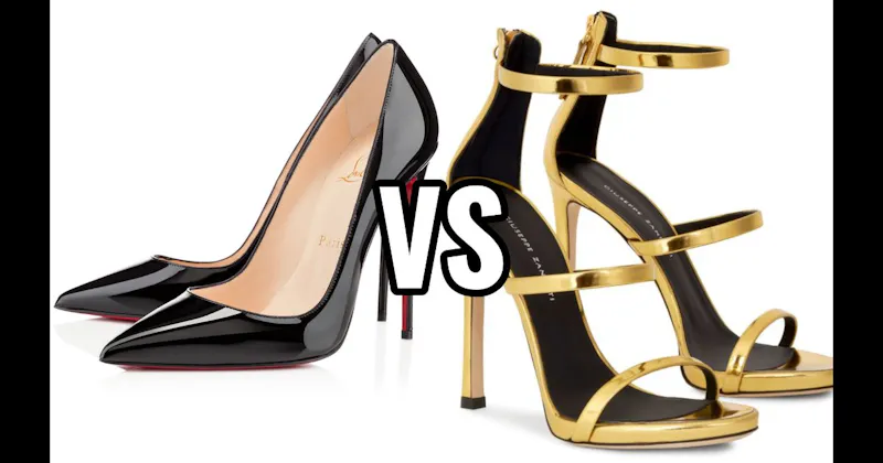Harmony Sandals (Giuseppe Zanotti) vs. So Kate (Christian Louboutin)