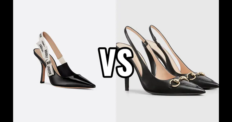Horsebit High-Heel Pump (Gucci) vs. J’Adior Slingback Pump (Dior)