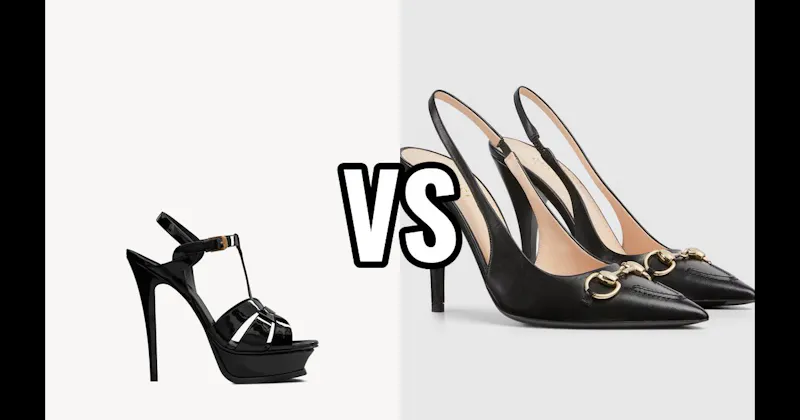 Horsebit High-Heel Pump (Gucci) vs. Tribute Sandal (YSL)