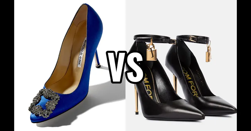 Hangisi (Manolo Blahnik) vs. Padlock Ankle-Strap Pump (Tom Ford)