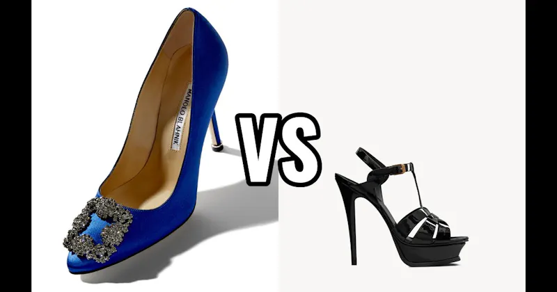 Hangisi (Manolo Blahnik) vs. Tribute Sandal (YSL)