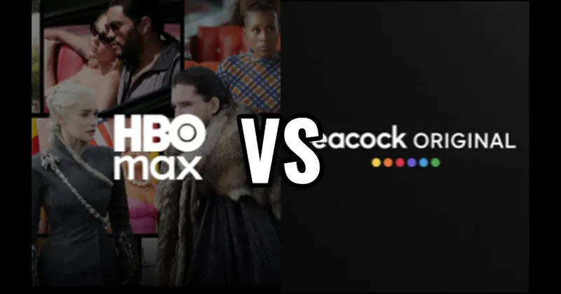 HBO / Max Originals vs. Peacock Originals