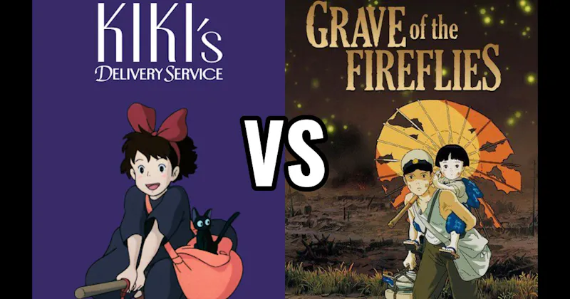 Grave of the Fireflies vs. Kiki's Delivery Service