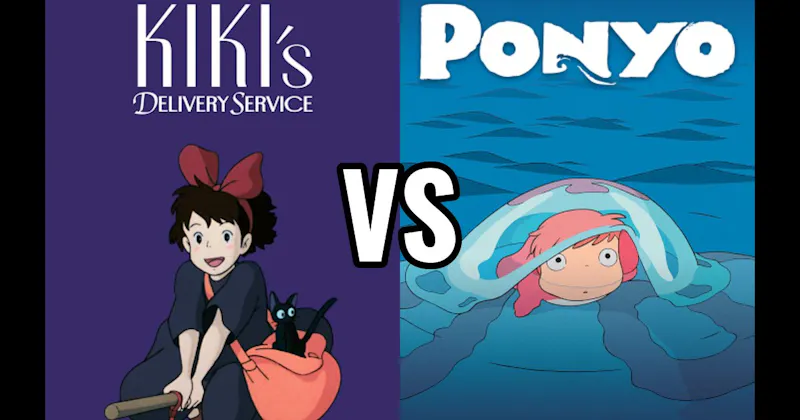 Kiki's Delivery Service vs. Ponyo