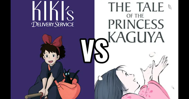 Kiki's Delivery Service vs. The Tale of the Princess Kaguya