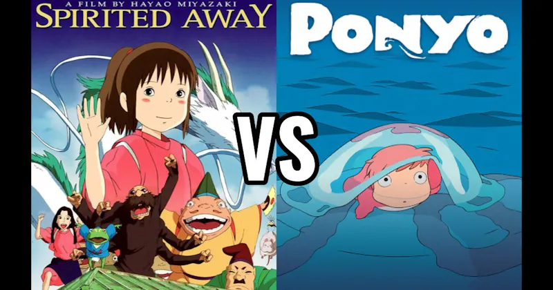 Ponyo vs. Spirited Away