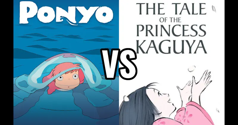 Ponyo vs. The Tale of the Princess Kaguya