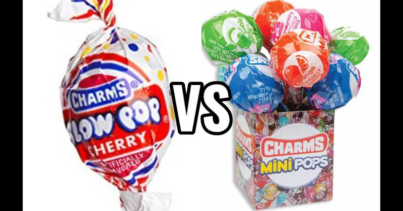 Blow Pop vs. Charms Mini Pops