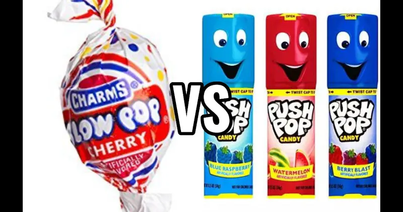 Blow Pop vs. Push Pop