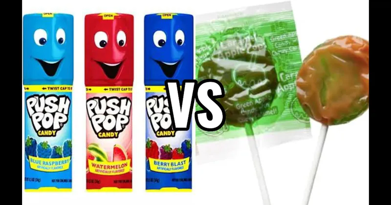 Caramel Apple Pop vs. Push Pop