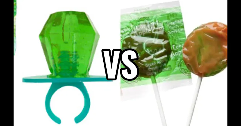 Caramel Apple Pop vs. Ring Pop