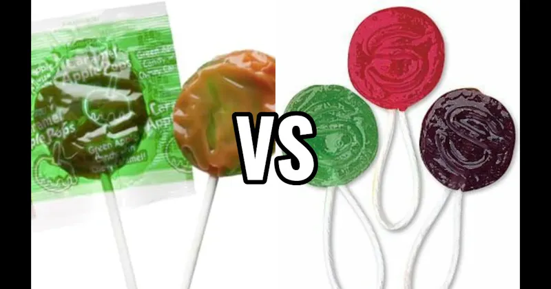 Caramel Apple Pop vs. Saf-T-Pops
