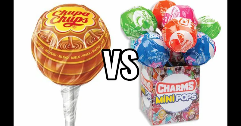 Charms Mini Pops vs. Chupa Chups