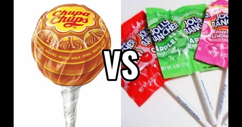 Chupa Chups vs. Jolly Rancher Lollipop