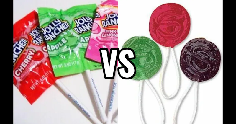 Jolly Rancher Lollipop vs. Saf-T-Pops