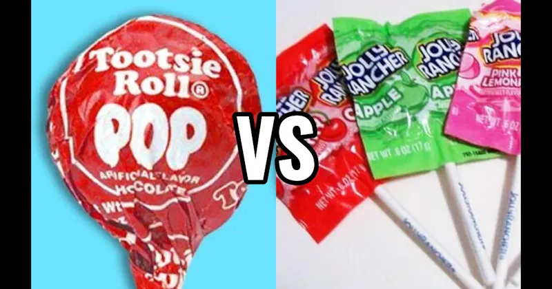 Jolly Rancher Lollipop vs. Tootsie Pop