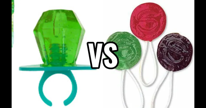 Ring Pop vs. Saf-T-Pops