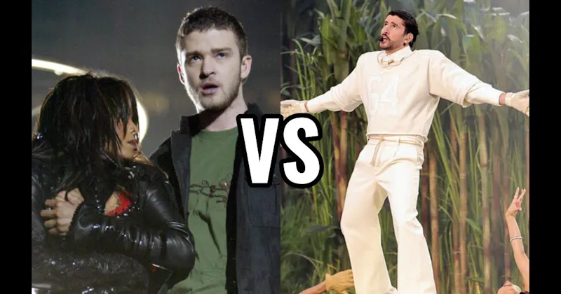 Bad Bunny (2026) vs. Janet Jackson & Justin Timberlake (2004)