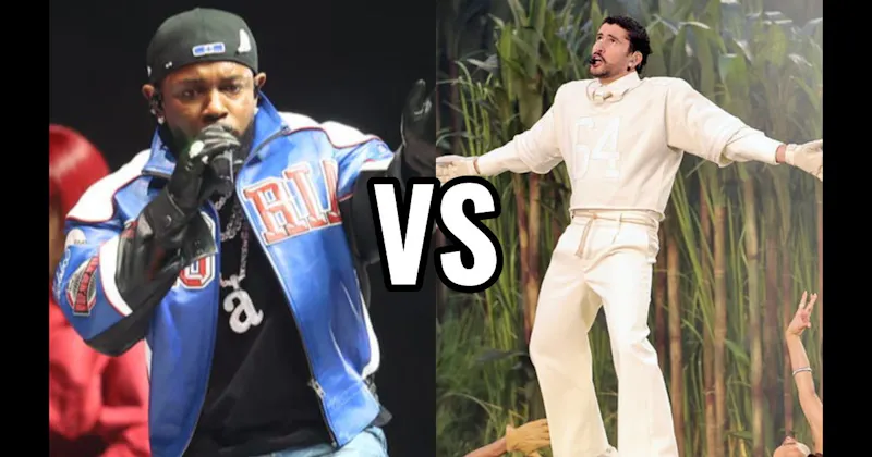 Bad Bunny (2026) vs. Kendrick Lamar (2025)