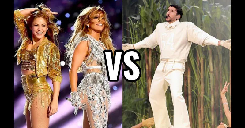 Bad Bunny (2026) vs. Shakira & J.Lo (2020)
