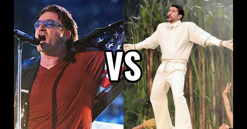 Bad Bunny (2026) vs. U2 (2002)