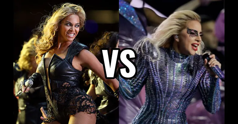 Beyoncé (2013) vs. Lady Gaga (2017)