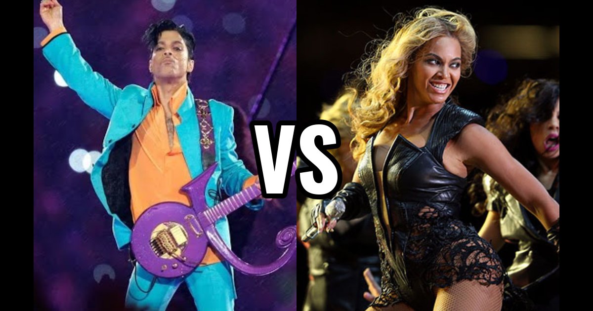 Prince (2007) vs Beyoncé (2013) - Which Super Bowl Halftime Show is Better?