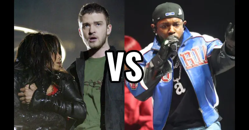 Janet Jackson & Justin Timberlake (2004) vs. Kendrick Lamar (2025)