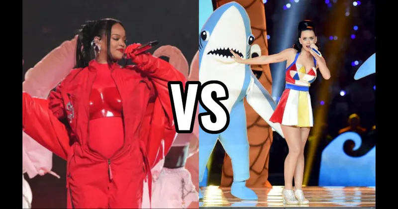 Katy Perry (2015) vs. Rihanna (2023)