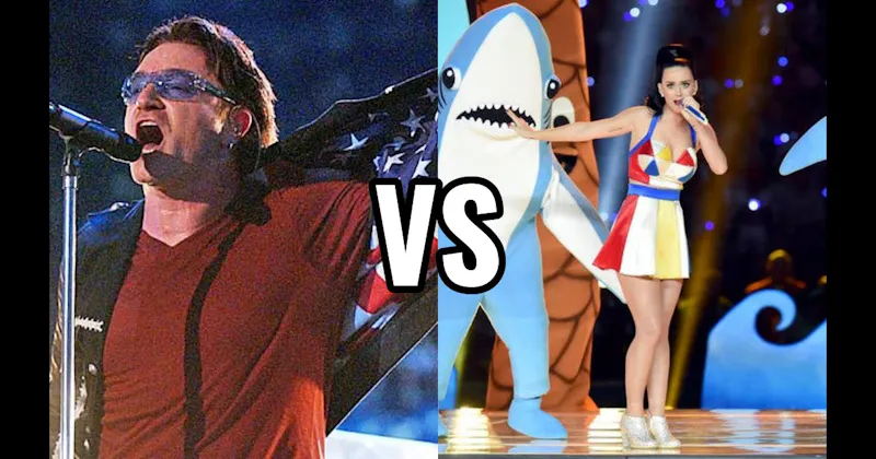 Katy Perry (2015) vs. U2 (2002)