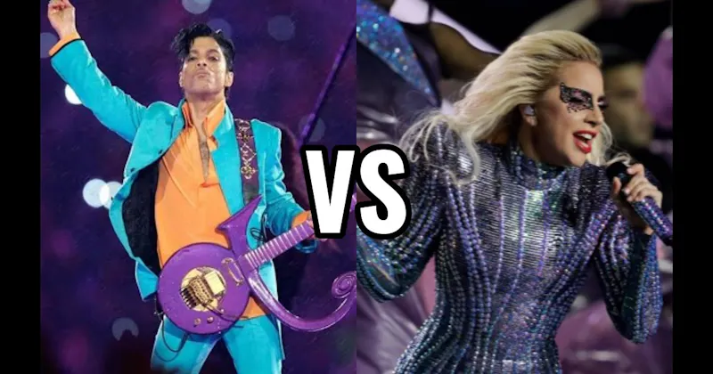 Lady Gaga (2017) vs. Prince (2007)