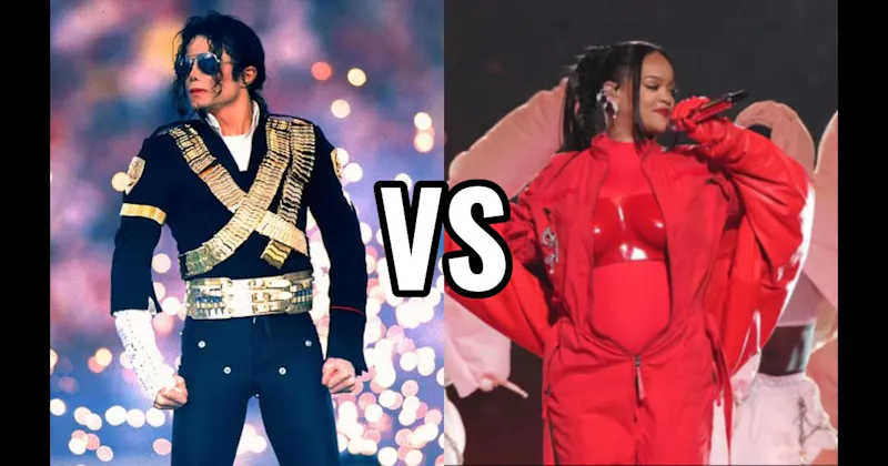 Michael Jackson (1993) vs. Rihanna (2023)