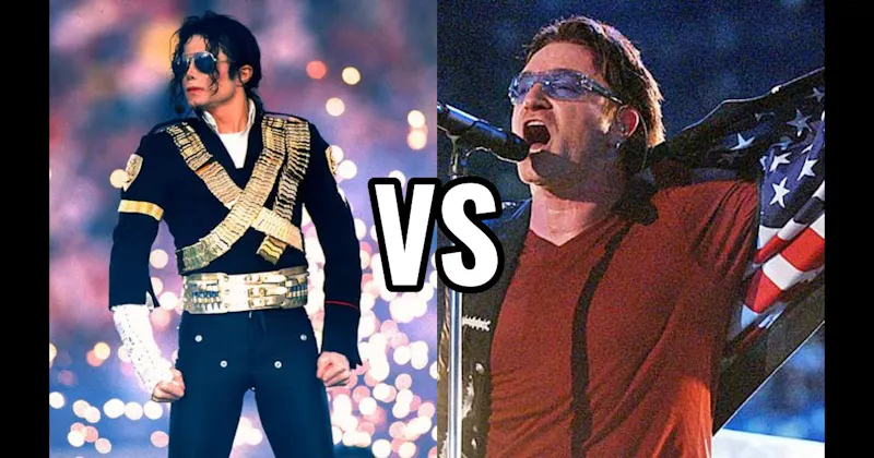 Michael Jackson (1993) vs. U2 (2002)