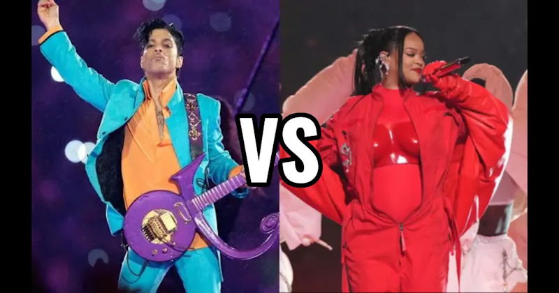 Prince (2007) vs. Rihanna (2023)