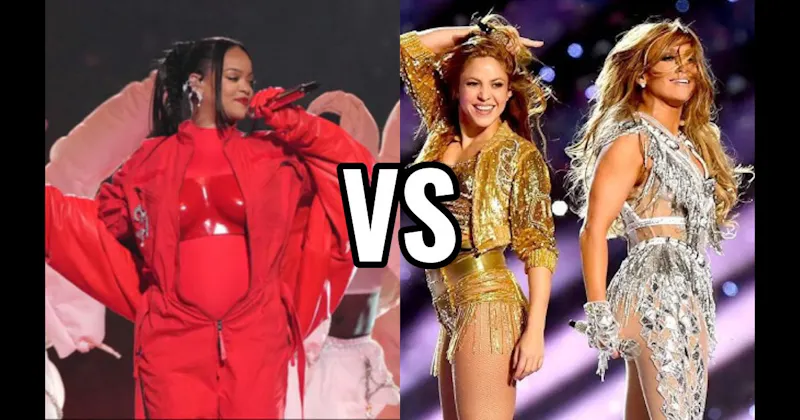Rihanna (2023) vs. Shakira & J.Lo (2020)