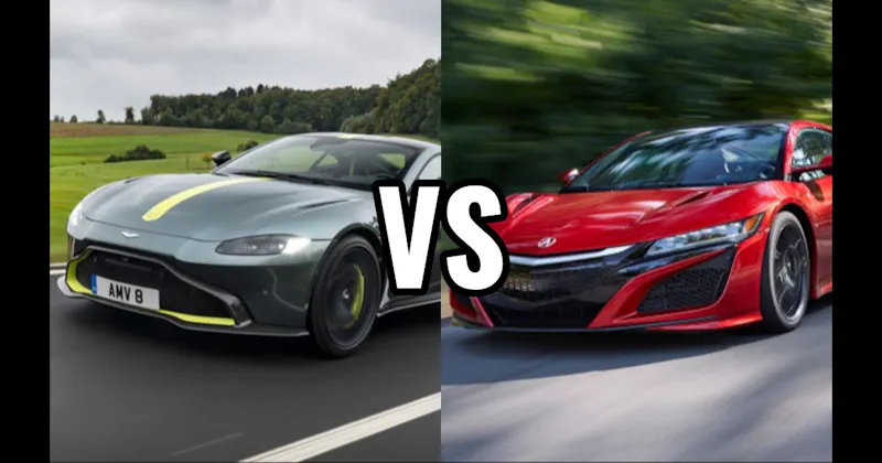 Acura NSX vs. Aston Martin Vantage